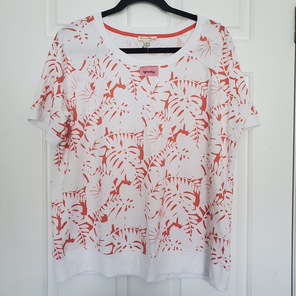 Jane and Delancey | Tops | 2for3 Nwt Jane And Delaney Leaf Beachy Tee ...